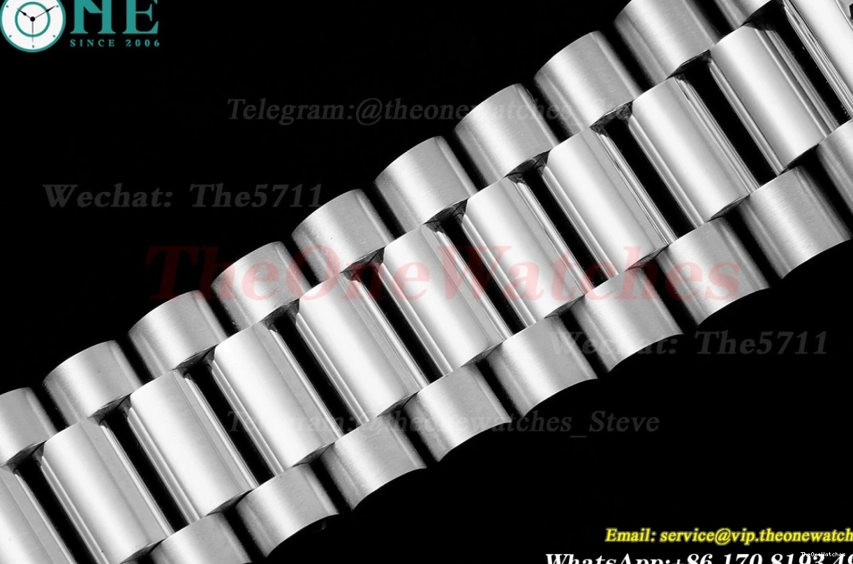 40mm Silver Stk DayDate EWF A2836 SS SS 0218